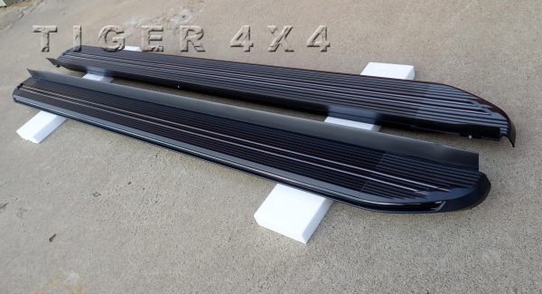 (XRB) Full Black Side Steps Running Boards for Jeep Grand Cherokee L 2022-2024