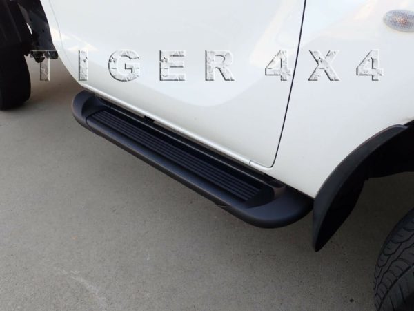 (B98) Full Black Side Steps Running Boards for Mazda BT-50 BT50 Single Cab 09/2020-2024