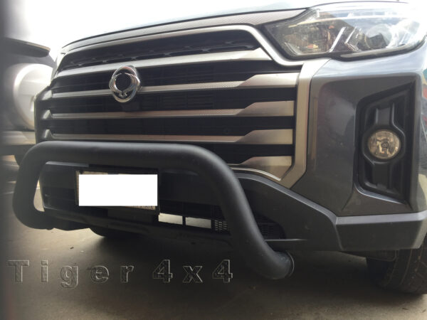 Black Steel Nudge Bar for SsangYang Musso 2018-2024